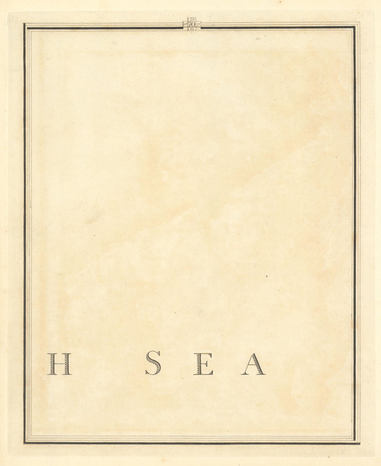 NORTH SEA. German Ocean. Section 70. CARY 1824 old antique map plan chart